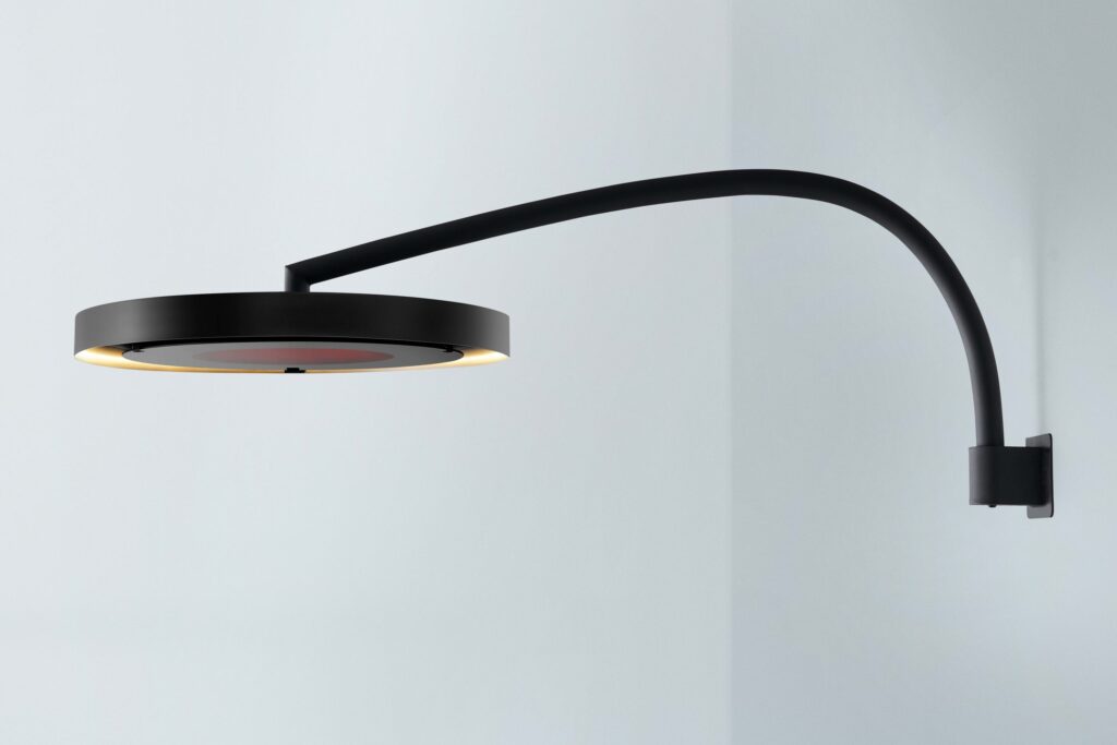 Wandmontage gebogen elektrische kachel